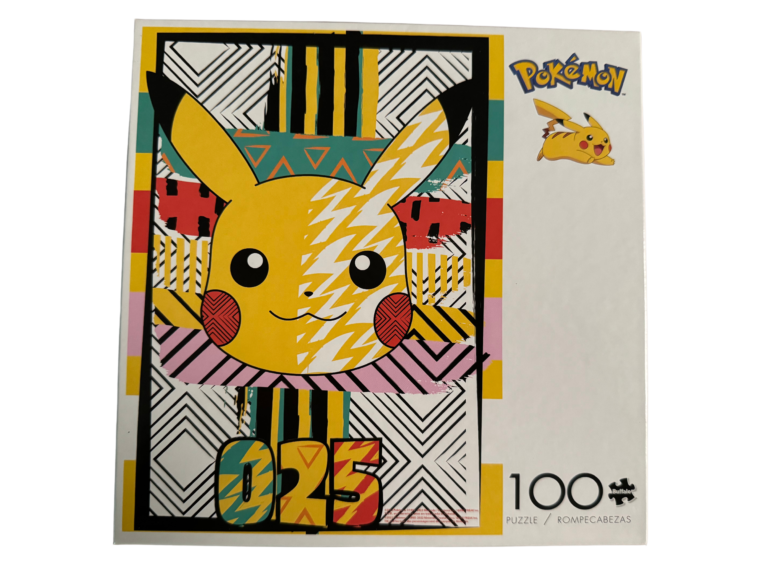 A pikachu puzzle is shown in this picture.