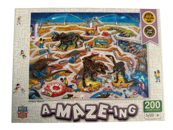 A maze-ing puzzle with elephants and other animals.