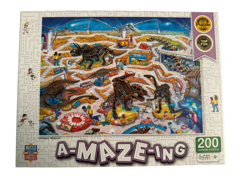 A maze-ing puzzle with elephants and other animals.