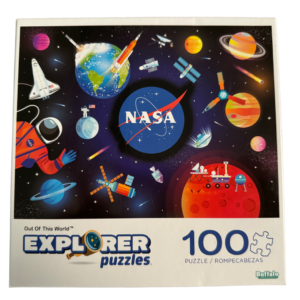 A box of 1 0 0 pieces of nasa puzzle
