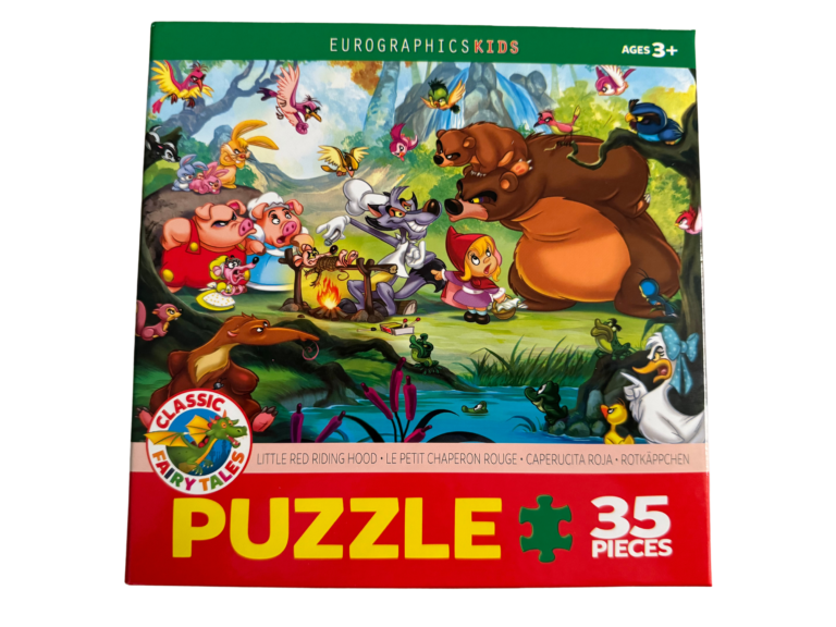 A puzzle with many different animals and people.