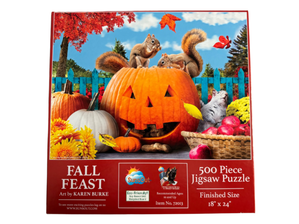 A picture of the fall feast puzzle.