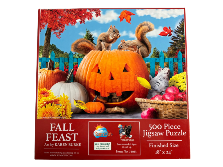 A picture of the fall feast puzzle.