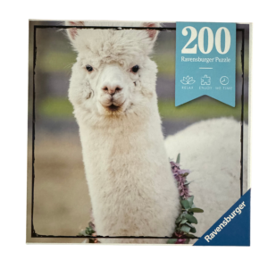 200 piece alpaca puzzle by Ravensburger.