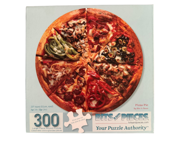 300 piece pizza puzzle box art.