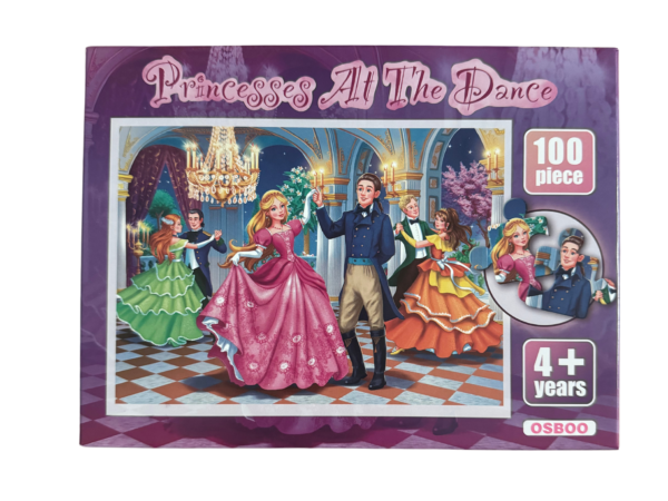 Princesses at the dance 100-piece puzzle.