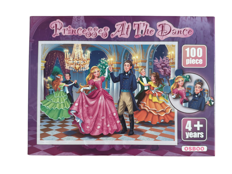 Princesses at the dance 100-piece puzzle.