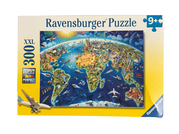 Ravensburger 300 piece world puzzle.