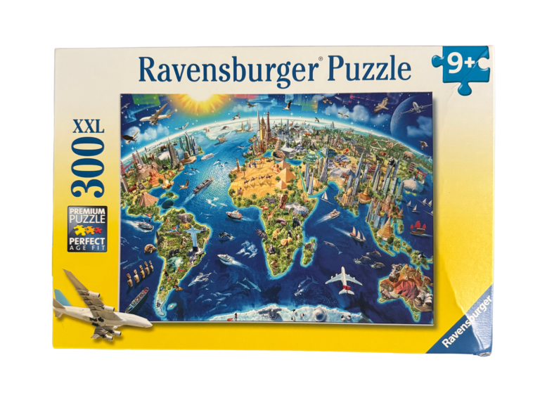 Ravensburger 300 piece world puzzle.