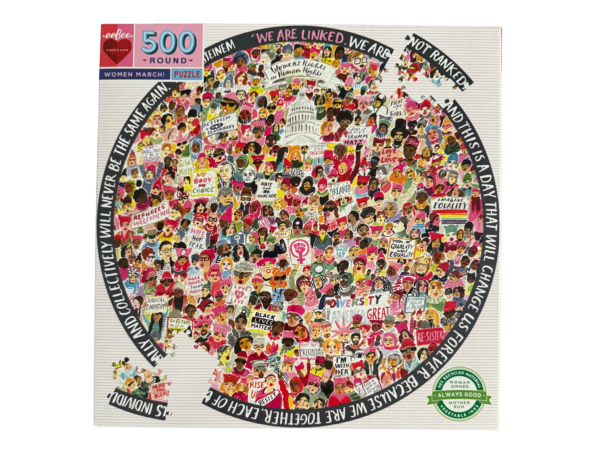 Women's March 500 piece puzzle.