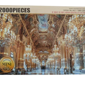 2000 piece jigsaw puzzle of an opera house.